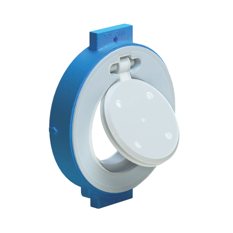 Rückschlagklappe 80mm PVC - Für Abluftventilator Gegen Gerüche