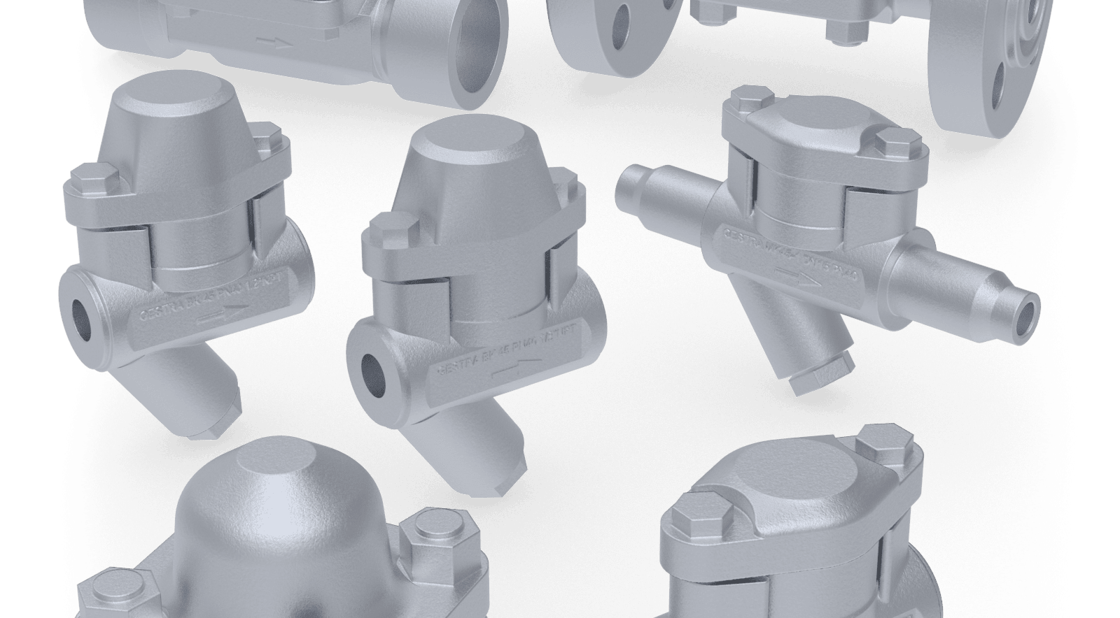 Gestra Kondensatableiter BK, MK, DK und UNA Serien für industrielle Dampfsysteme, energieeffiziente Kondensatableitung