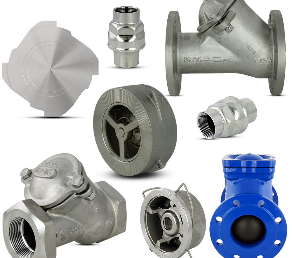 Rückschlagventile mit Muffen, Flansch, Disco- und Kugel-Ausführung kaufen