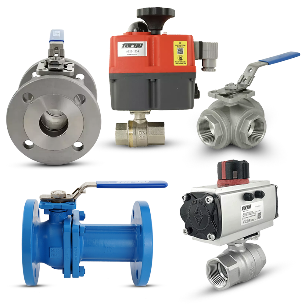 Kugelhähne bei Fergo. Große auswahl.