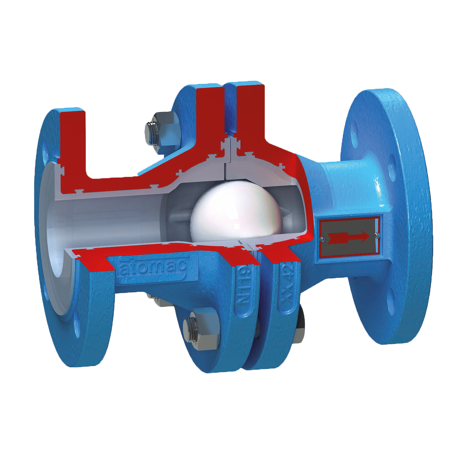 Flowserve Atomac Kugelrückschlagventil ARV2