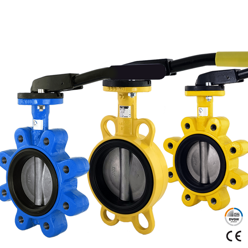 Vannes papillon DVGW pour gaz et eau potable