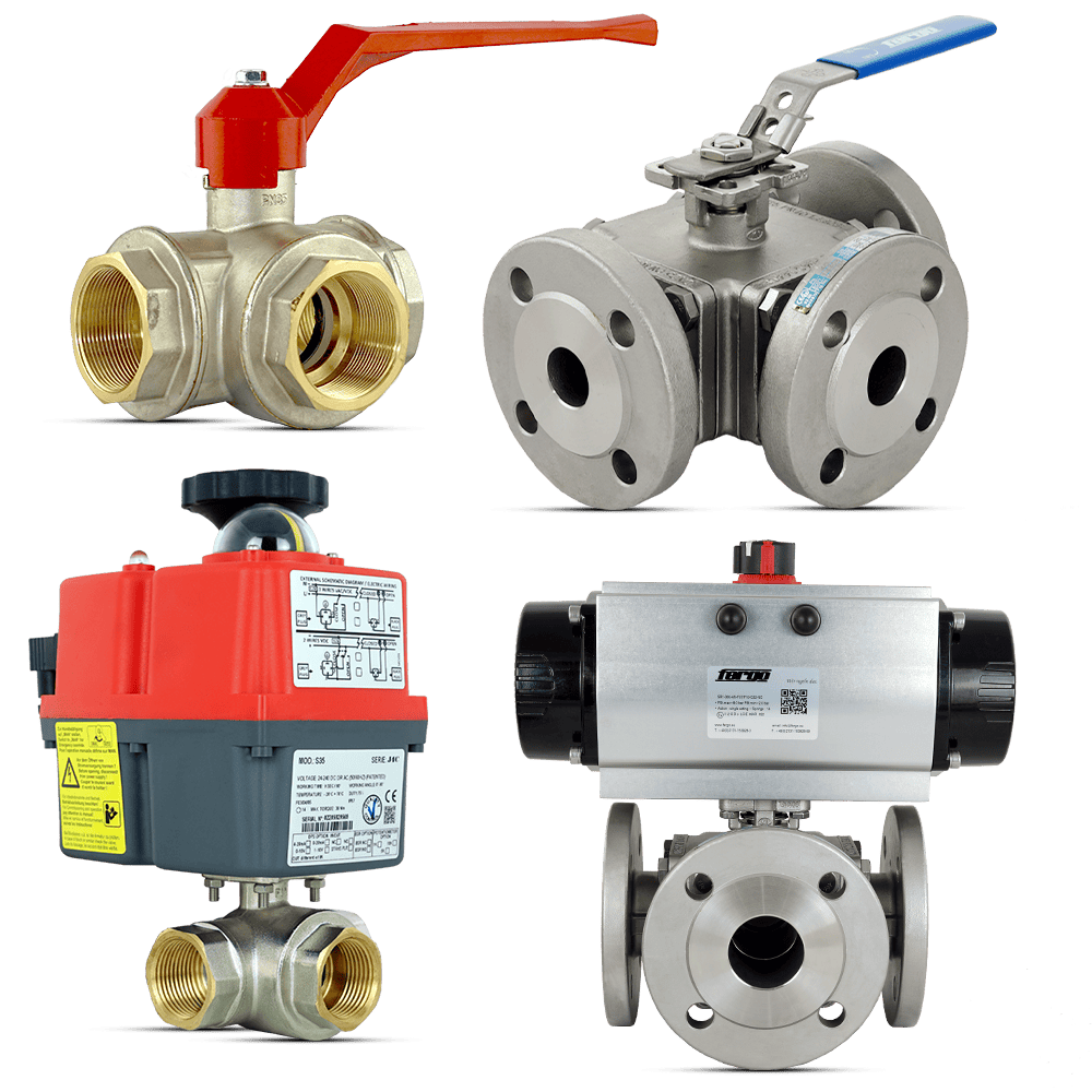 3 Way Ball Valves